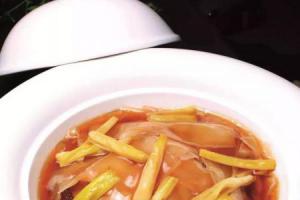 传统陕菜-葱黄烧鱿鱼